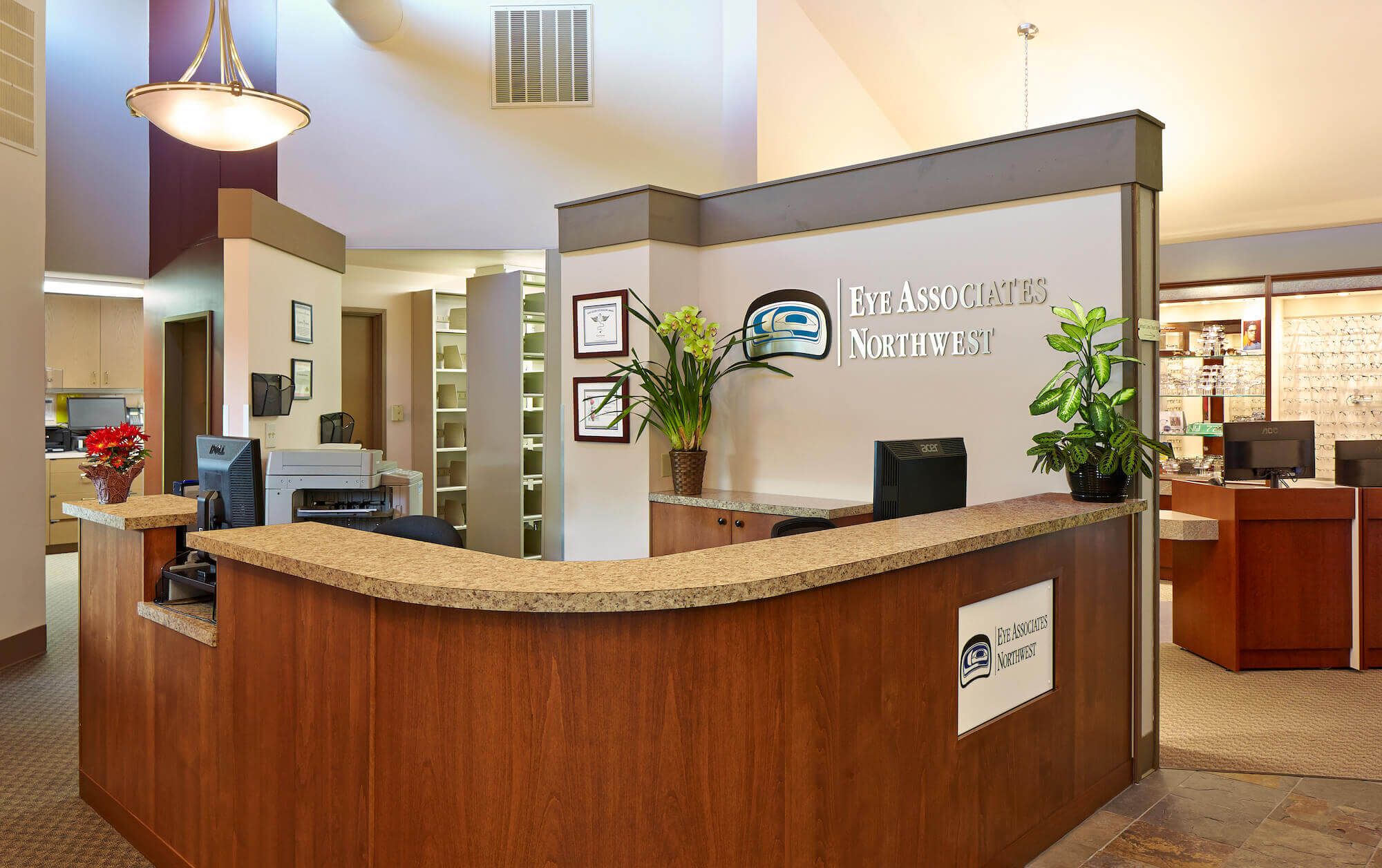 Kirkland optical office interior